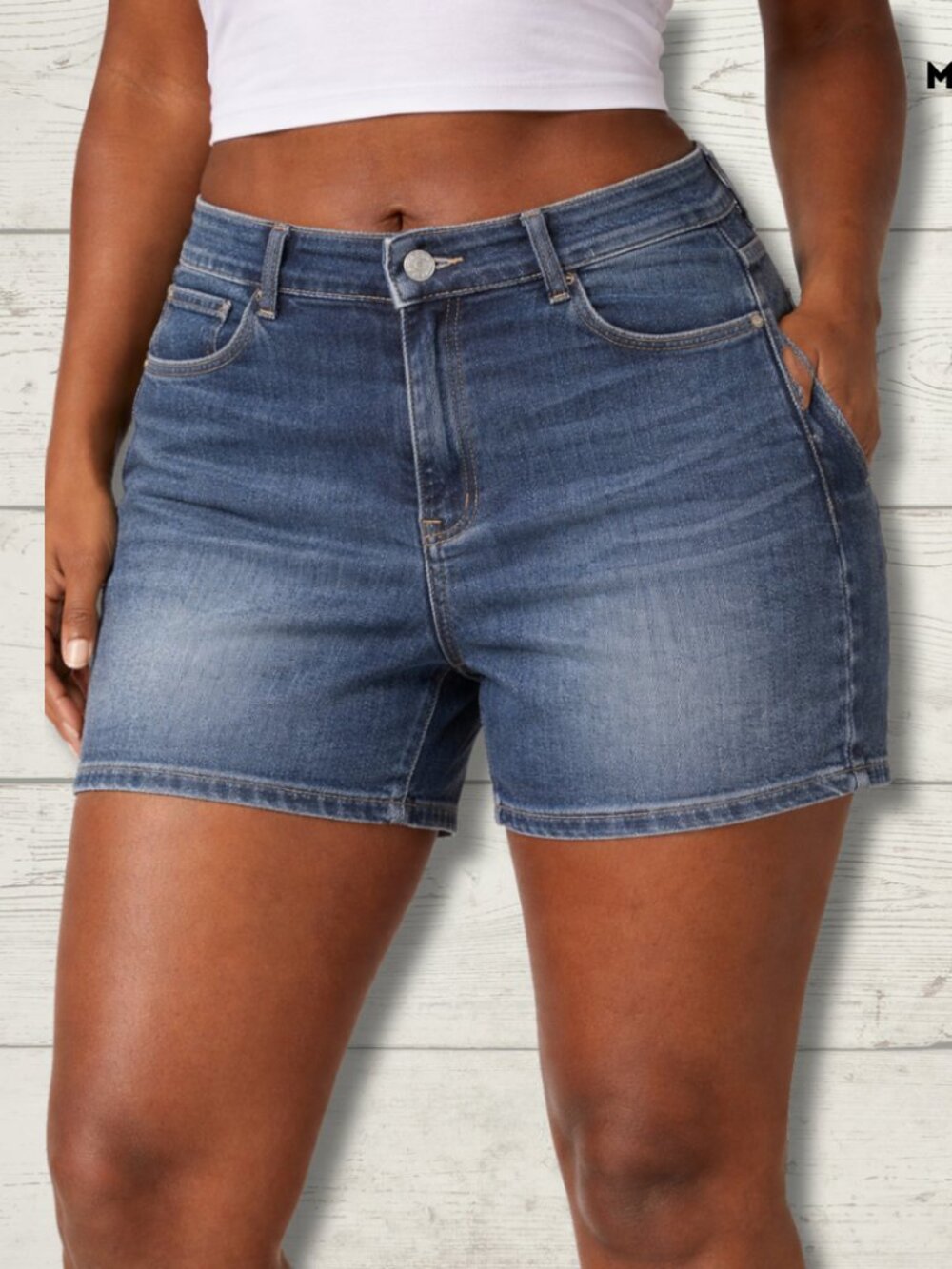 Marfinno Denim Shorts – Blue Wash – Size 44 – Classic Fit